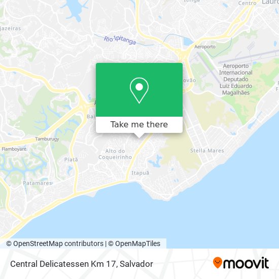 Central Delicatessen Km 17 map