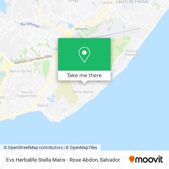 Evs Herbalife Stella Maris - Rose Abdon map