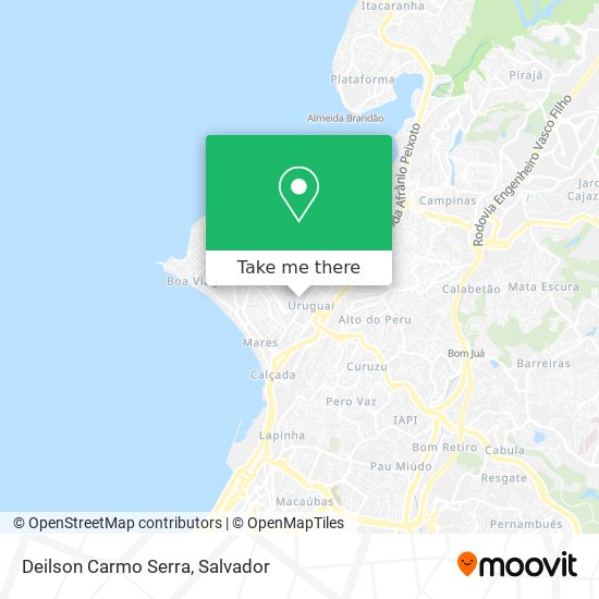 Mapa Deilson Carmo Serra