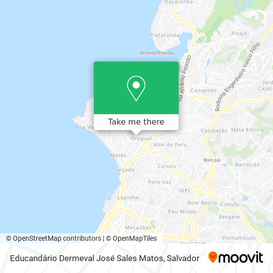 Educandário Dermeval José Sales Matos map