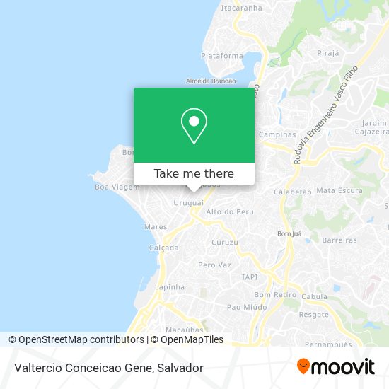 Mapa Valtercio Conceicao Gene