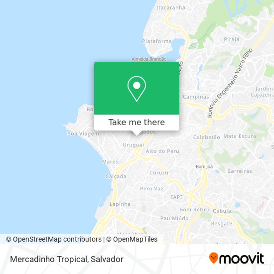 Mapa Mercadinho Tropical