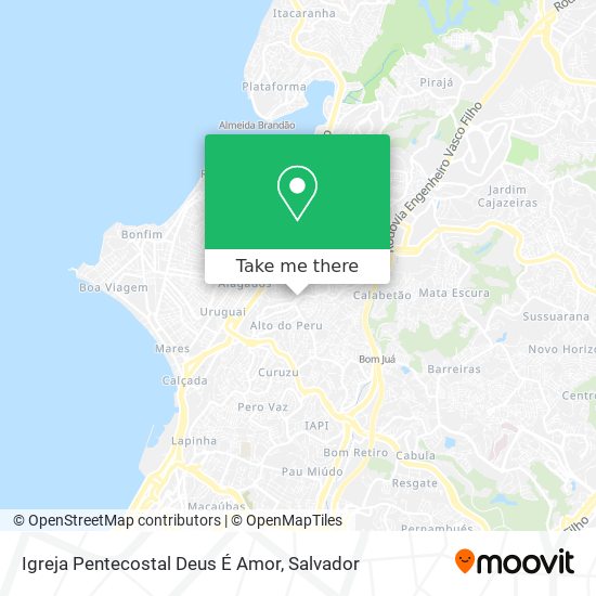 Igreja Pentecostal Deus É Amor map