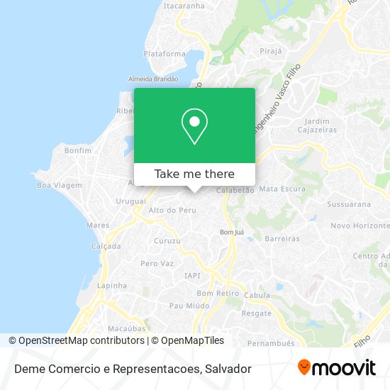 Deme Comercio e Representacoes map