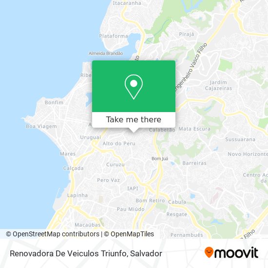 Renovadora De Veiculos Triunfo map