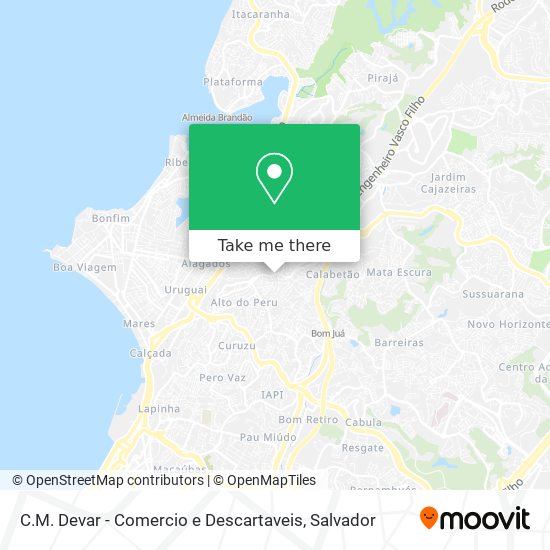 C.M. Devar - Comercio e Descartaveis map