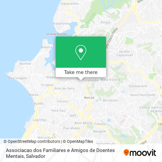 Associacao dos Familiares e Amigos de Doentes Mentais map