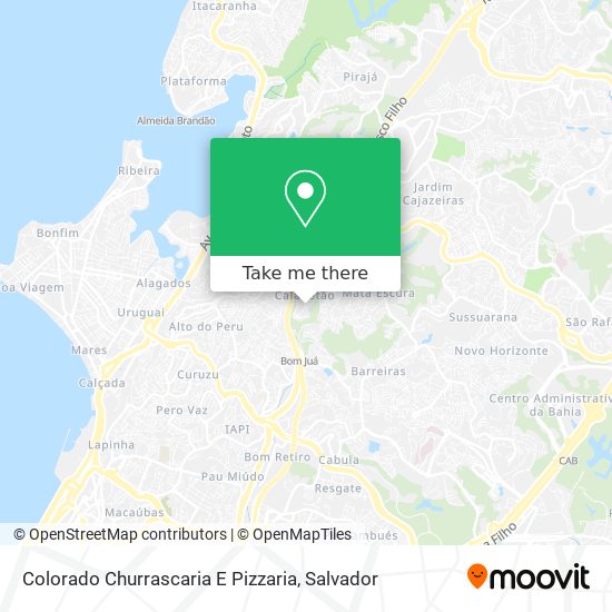 Colorado Churrascaria E Pizzaria map