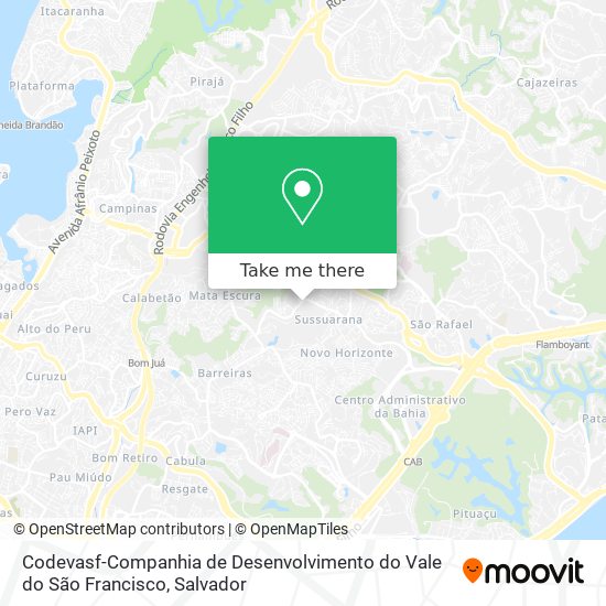 Codevasf-Companhia de Desenvolvimento do Vale do São Francisco map