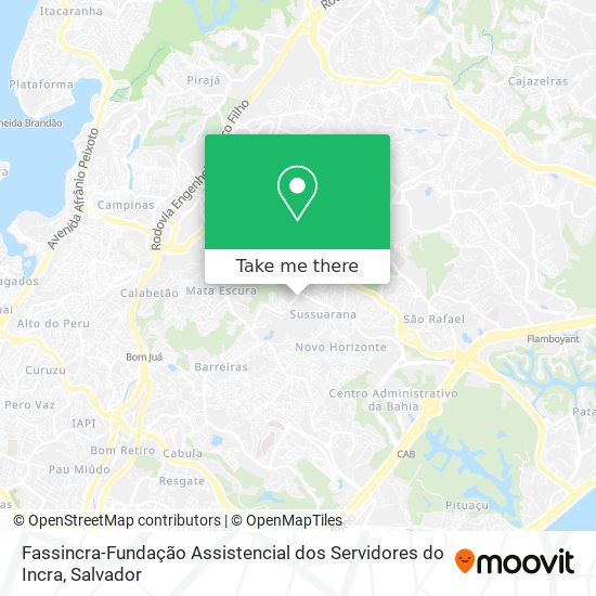 Fassincra-Fundação Assistencial dos Servidores do Incra map