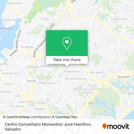 Centro Comunitário Monsenhor José Hamilton map