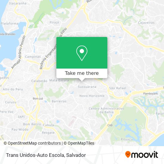 Trans Unidos-Auto Escola map