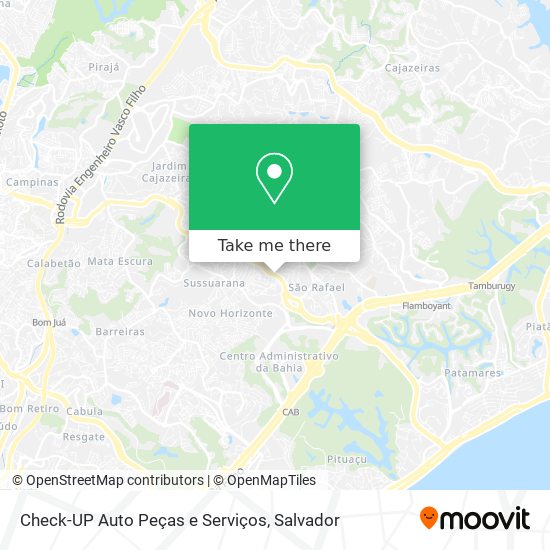 Mapa Check-UP Auto Peças e Serviços