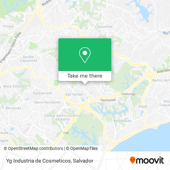 Yg Industria de Cosmeticos map