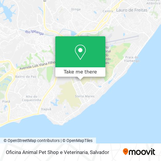 Oficina Animal Pet Shop e Veterinaria map