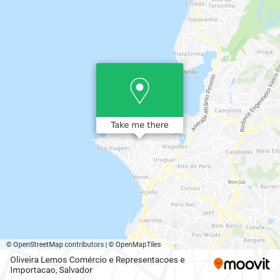 Oliveira Lemos Comércio e Representacoes e Importacao map