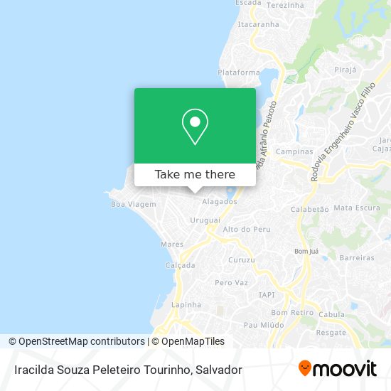 Iracilda Souza Peleteiro Tourinho map