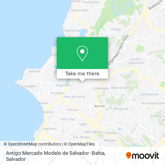 Antigo Mercado Modelo de Salvador -Bahia map