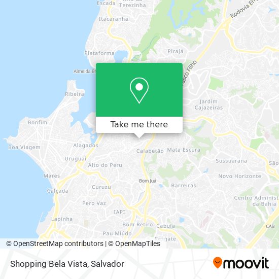 Shopping Bela Vista map