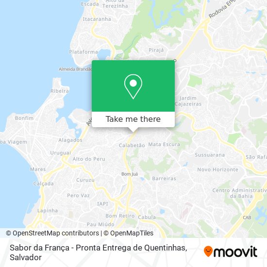 Sabor da França - Pronta Entrega de Quentinhas map