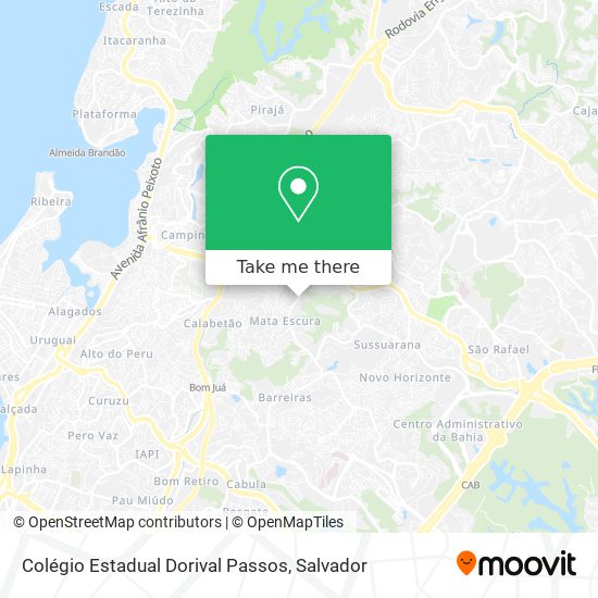 Colégio Estadual Dorival Passos map