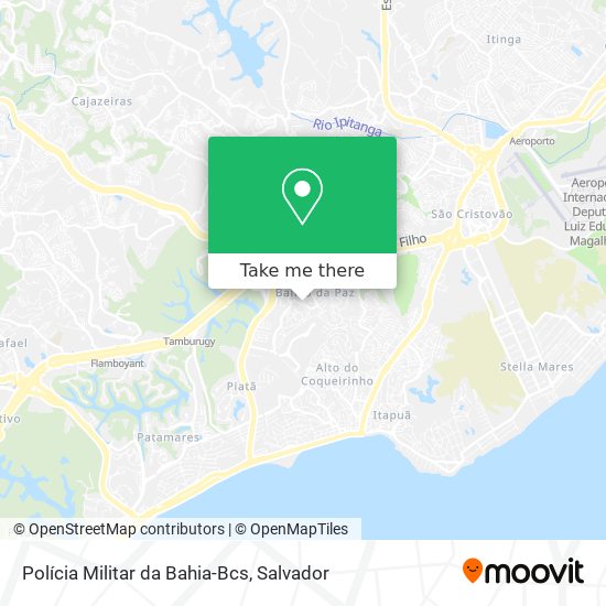 Polícia Militar da Bahia-Bcs map