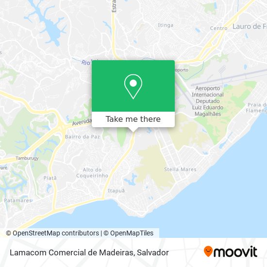 Mapa Lamacom Comercial de Madeiras