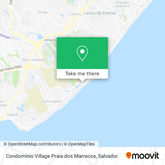 Condominio Village Praia dos Marrecos map