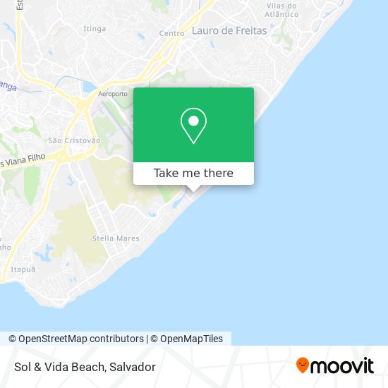 Sol & Vida Beach map