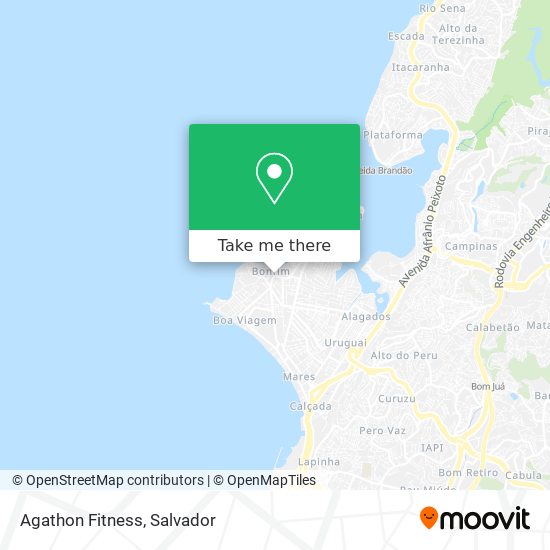 Mapa Agathon Fitness