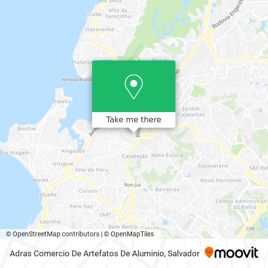 Adras Comercio De Artefatos De Aluminio map