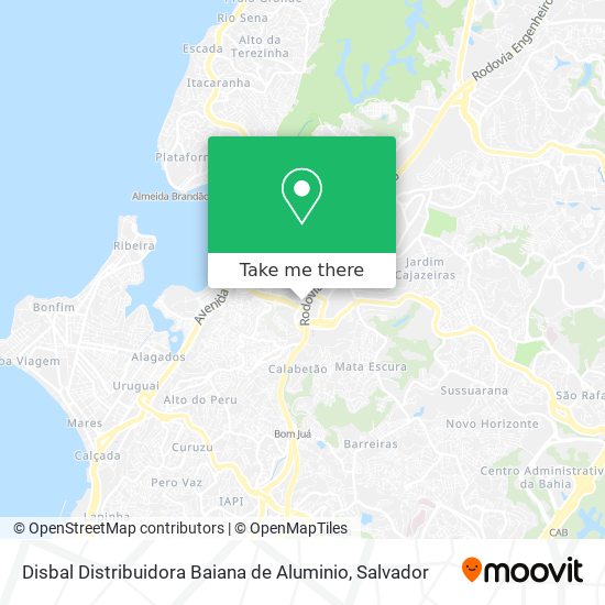 Disbal Distribuidora Baiana de Aluminio map