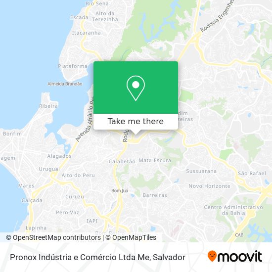 Pronox Indústria e Comércio Ltda Me map