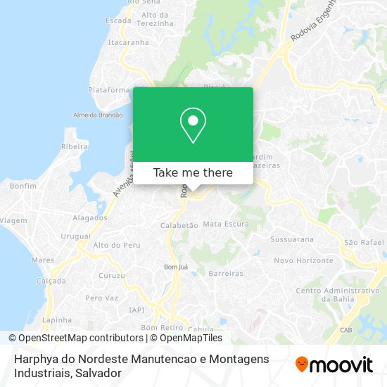Mapa Harphya do Nordeste Manutencao e Montagens Industriais