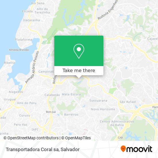 Transportadora Coral sa map