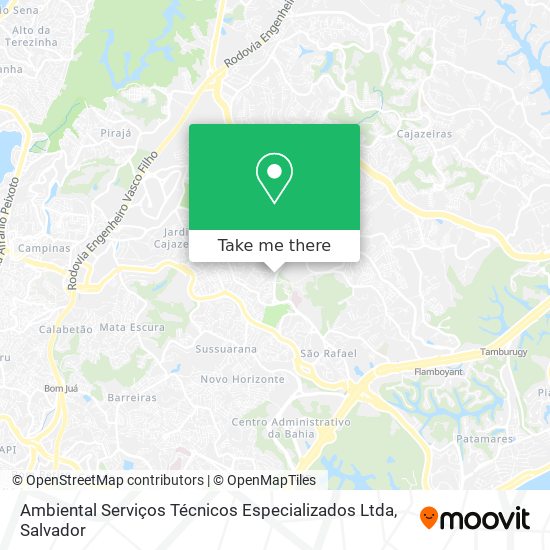 Ambiental Serviços Técnicos Especializados Ltda map