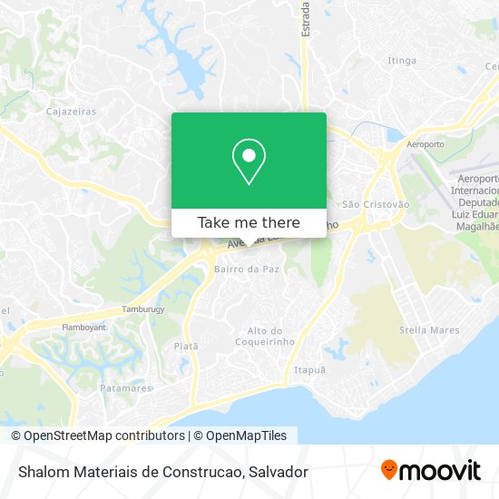 Shalom Materiais de Construcao map