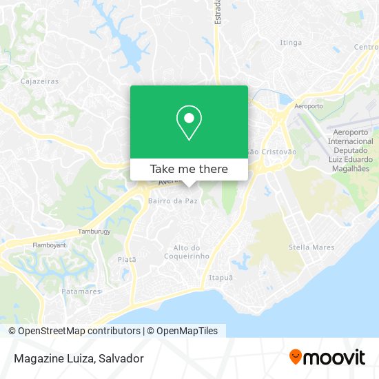 Magazine Luiza map