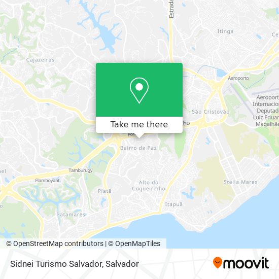 Sidnei Turismo Salvador map