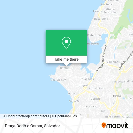 Praça Dodô e Osmar map