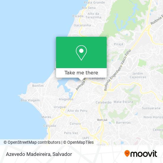 Azevedo Madeireira map