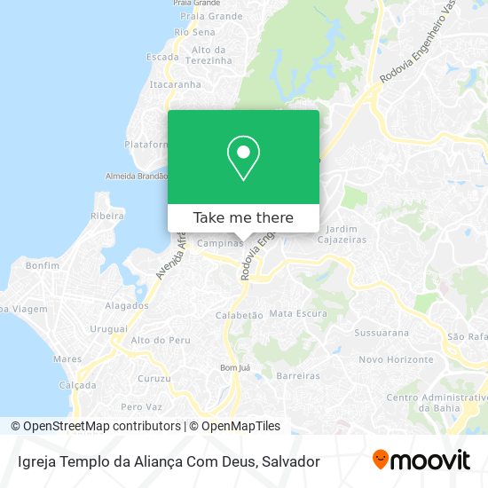 Igreja Templo da Aliança Com Deus map