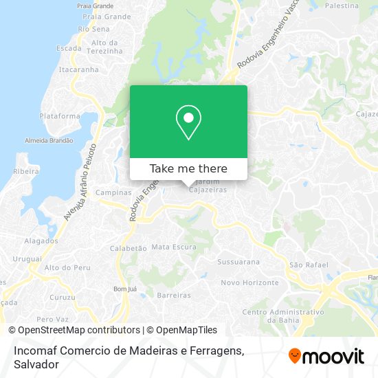 Incomaf Comercio de Madeiras e Ferragens map