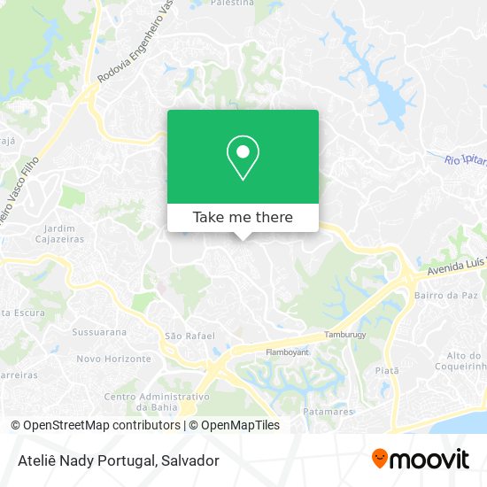 Ateliê Nady Portugal map