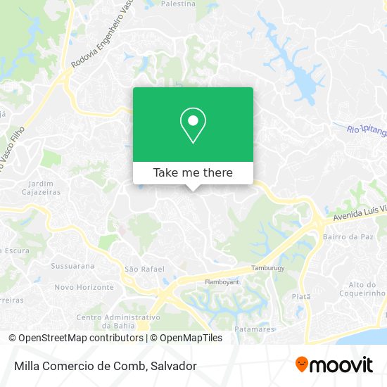 Milla Comercio de Comb map