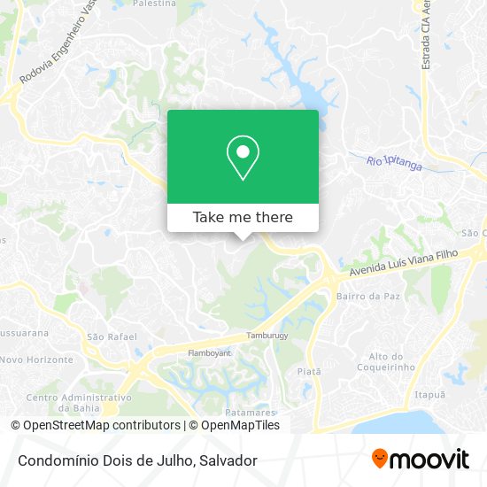 Condomínio Dois de Julho map