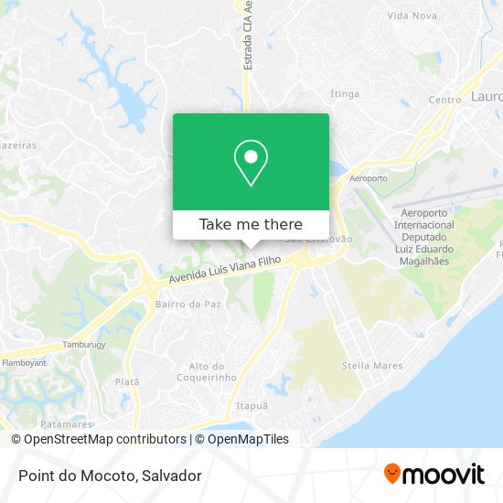 Point do Mocoto map