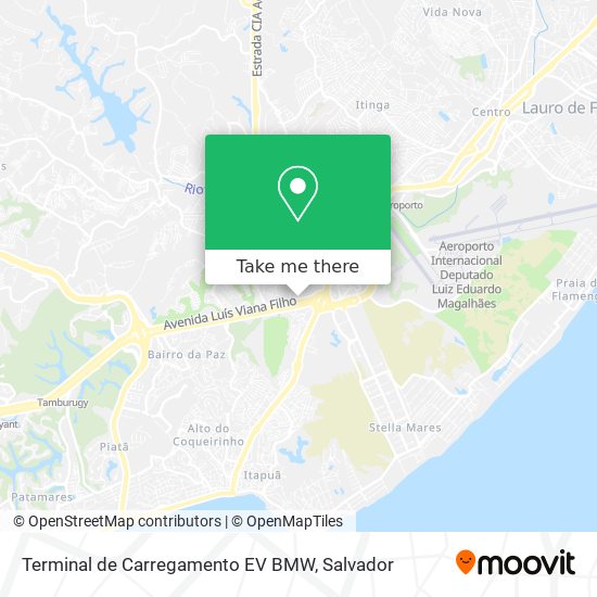 Terminal de Carregamento EV BMW map