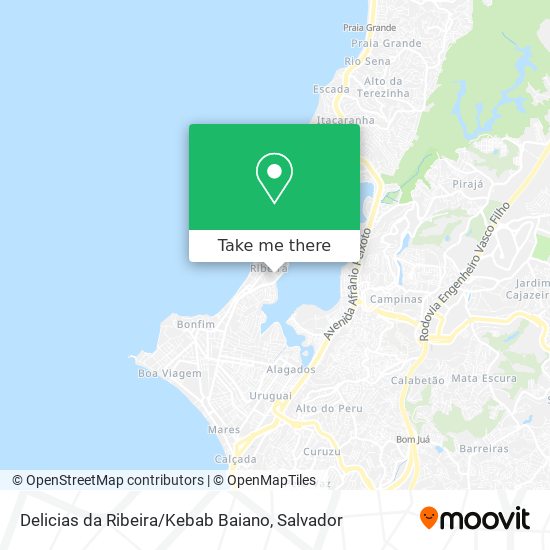 Delicias da Ribeira / Kebab Baiano map