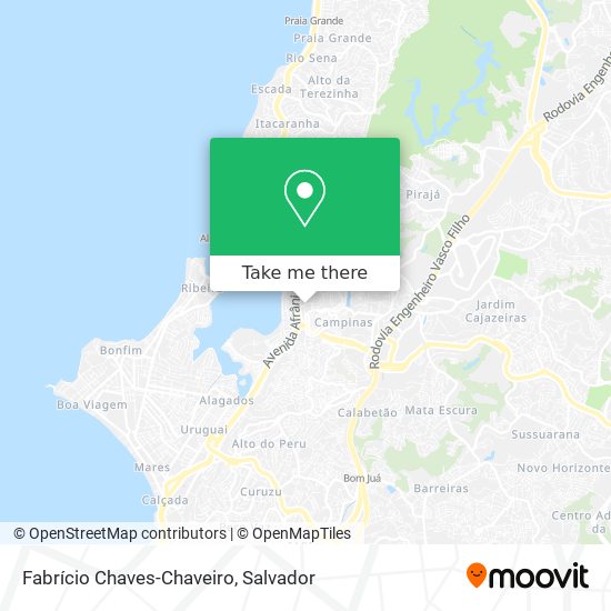 Fabrício Chaves-Chaveiro map